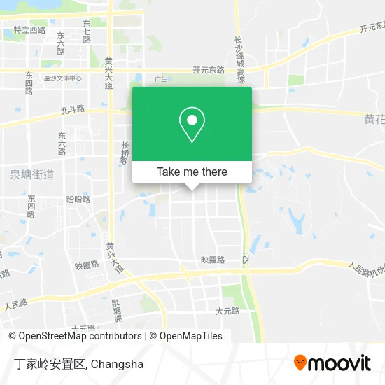 丁家岭安置区 map