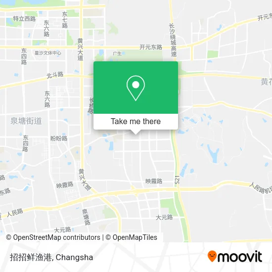 招招鲜渔港 map