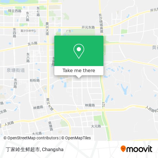 丁家岭生鲜超市 map