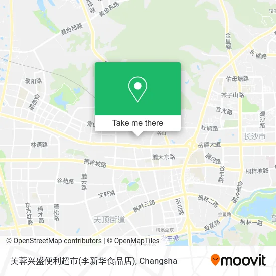 芙蓉兴盛便利超市(李新华食品店) map