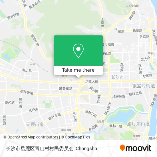 长沙市岳麓区青山村村民委员会 map
