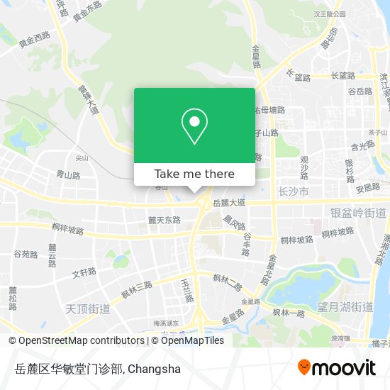 岳麓区华敏堂门诊部 map