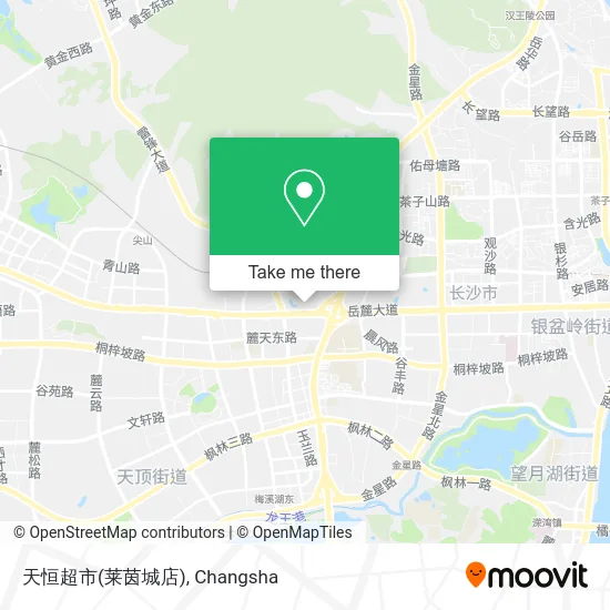 天恒超市(莱茵城店) map