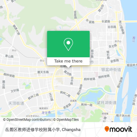 岳麓区教师进修学校附属小学 map