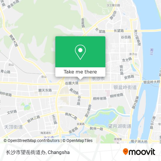 长沙市望岳街道办 map