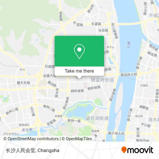 长沙人民会堂 map