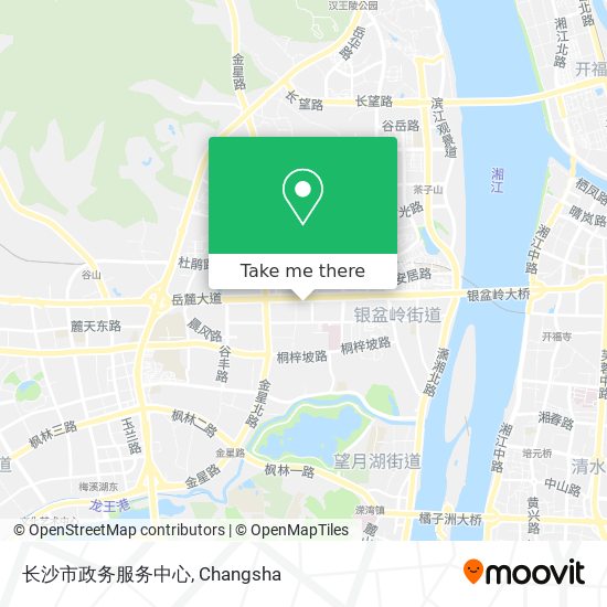 长沙市政务服务中心 map