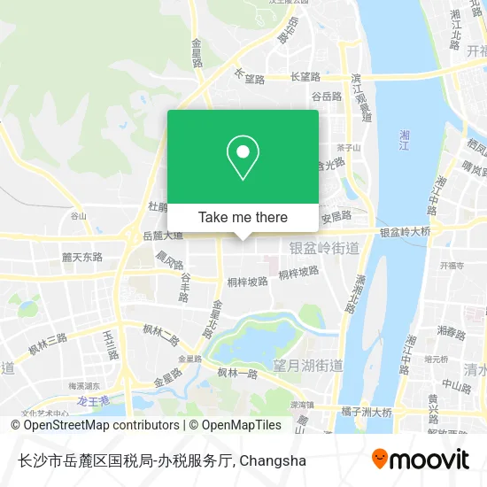 长沙市岳麓区国税局-办税服务厅 map