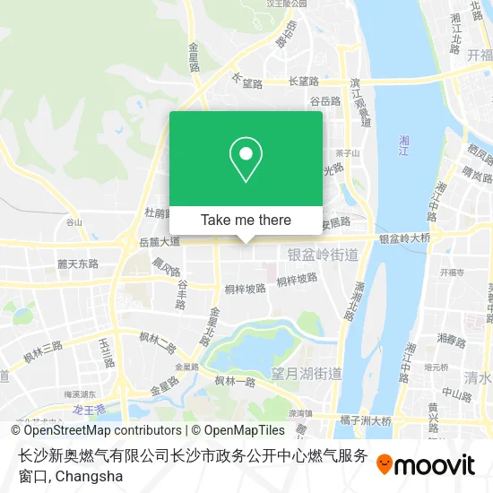 长沙新奥燃气有限公司长沙市政务公开中心燃气服务窗口 map