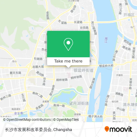 长沙市发展和改革委员会 map