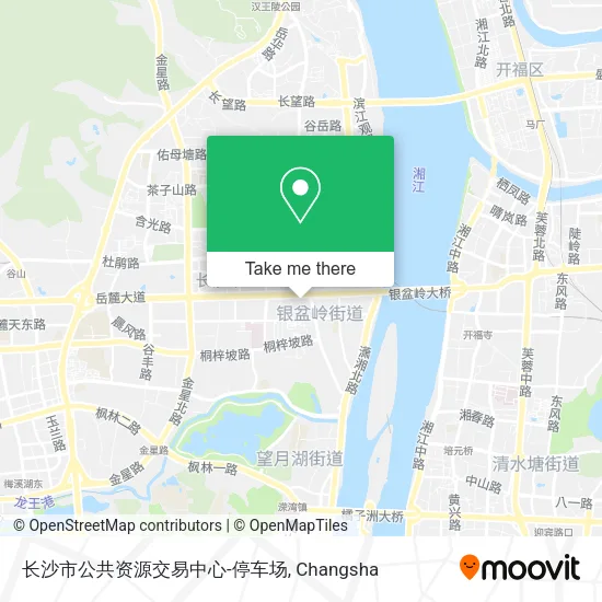长沙市公共资源交易中心-停车场 map