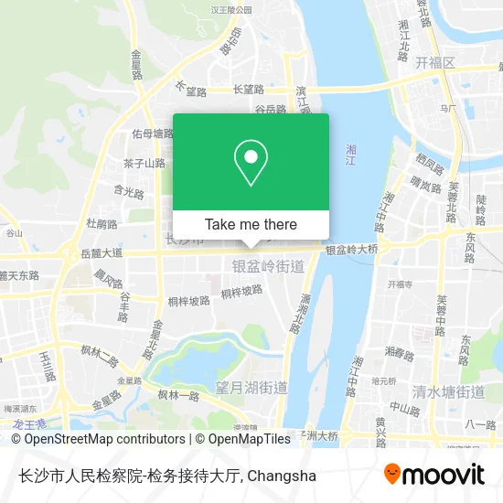 长沙市人民检察院-检务接待大厅 map