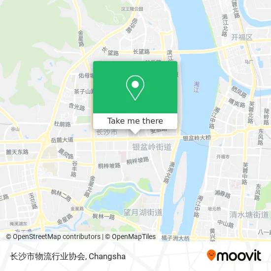 长沙市物流行业协会 map