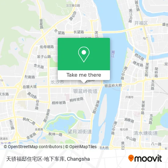 天骄福邸住宅区-地下车库 map