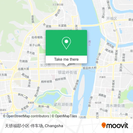 天骄福邸小区-停车场 map