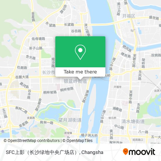 SFC上影（长沙绿地中央广场店） map