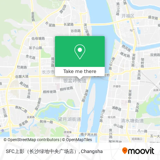 SFC上影（长沙绿地中央广场店） map