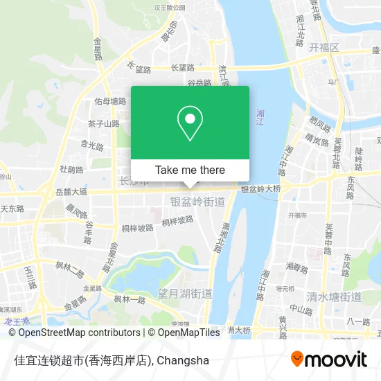 佳宜连锁超市(香海西岸店) map