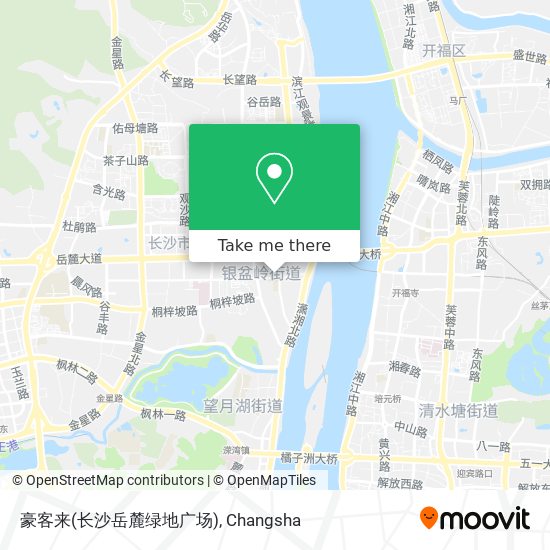 豪客来(长沙岳麓绿地广场) map