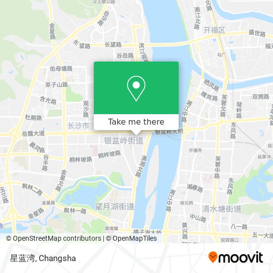 星蓝湾 map