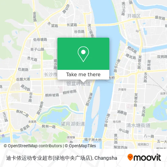 迪卡侬运动专业超市(绿地中央广场店) map
