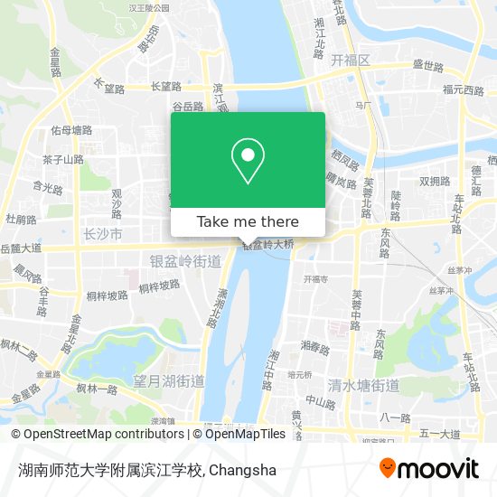 湖南师范大学附属滨江学校 map