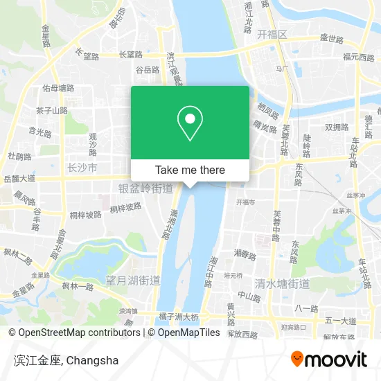 滨江金座 map