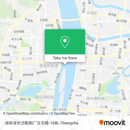 湖南省长沙船舶厂住宅楼-16栋 map