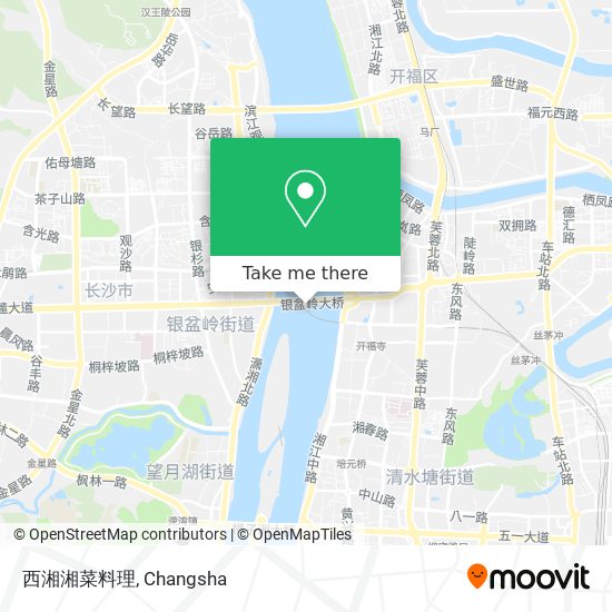 西湘湘菜料理 map