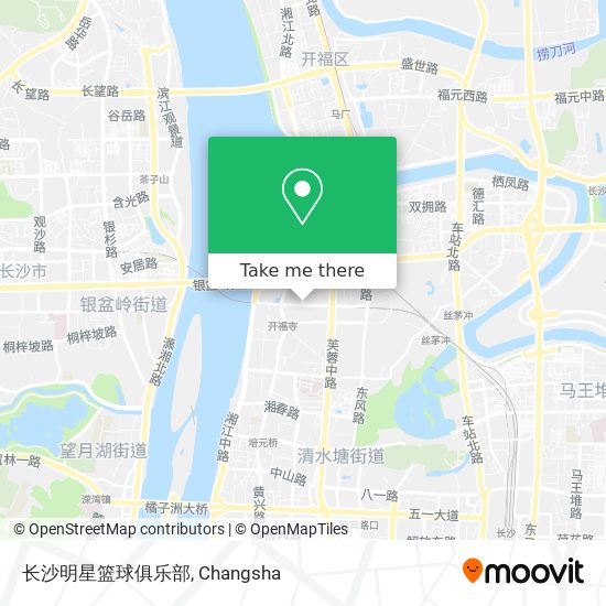 长沙明星篮球俱乐部 map