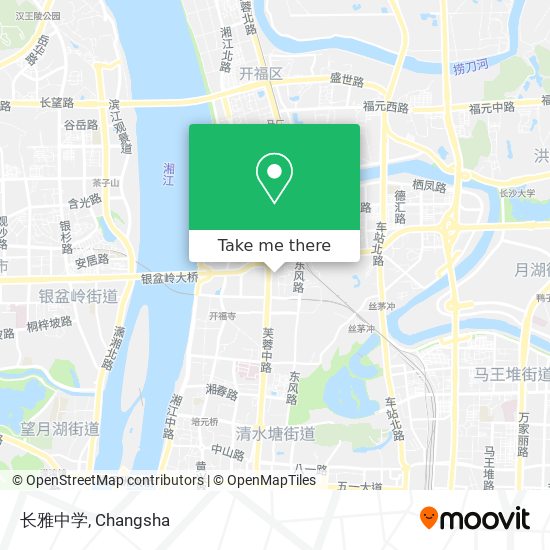 长雅中学 map