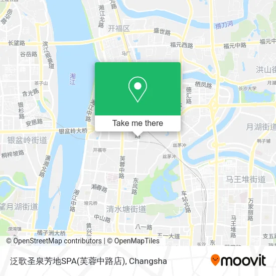 泛歌圣泉芳地SPA(芙蓉中路店) map