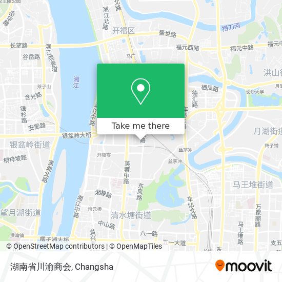 湖南省川渝商会 map