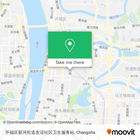 开福区新河街道友谊社区卫生服务站 map