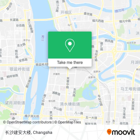长沙建安大楼 map