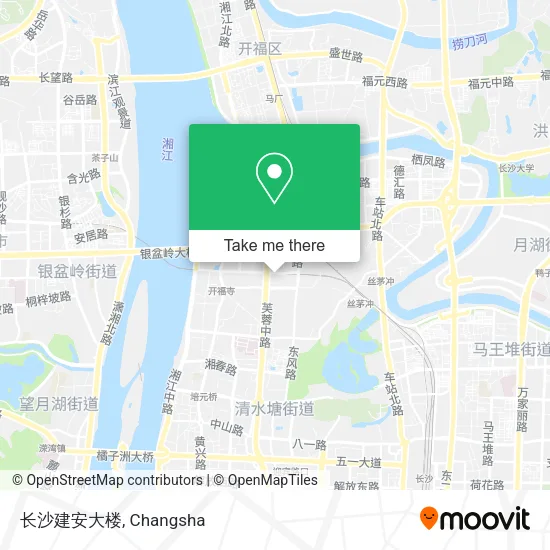 长沙建安大楼 map