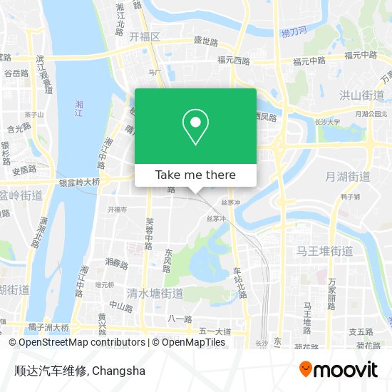 顺达汽车维修 map