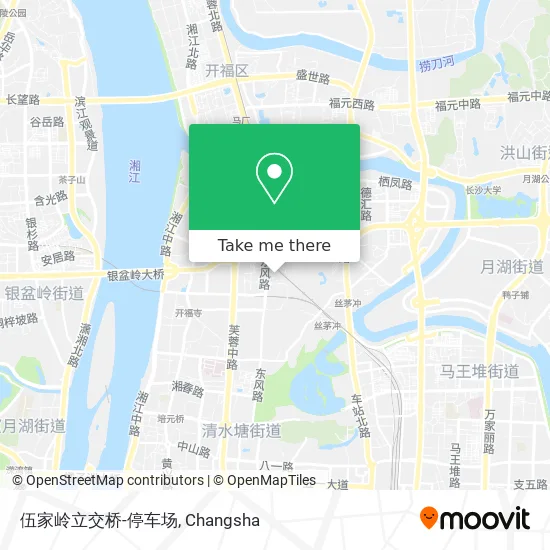 伍家岭立交桥-停车场 map