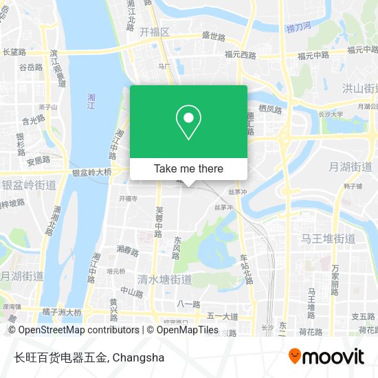 长旺百货电器五金 map
