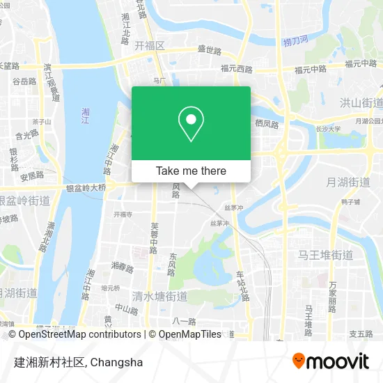 建湘新村社区 map