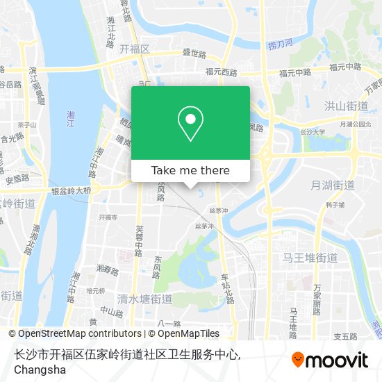 长沙市开福区伍家岭街道社区卫生服务中心 map