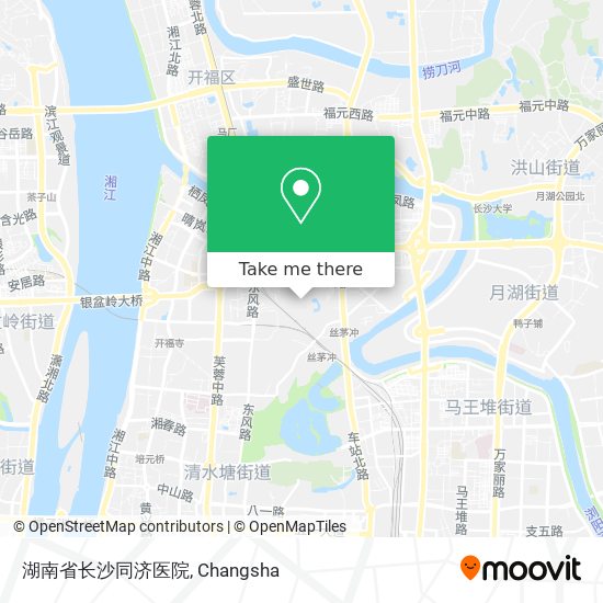 湖南省长沙同济医院 map