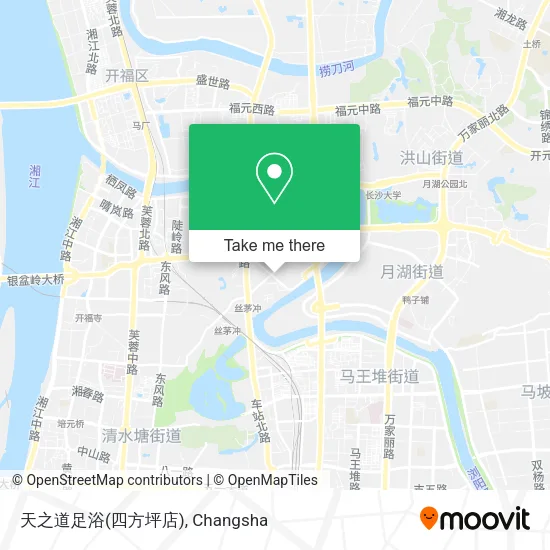 天之道足浴(四方坪店) map