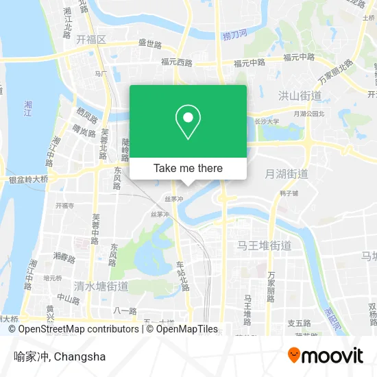喻家冲 map