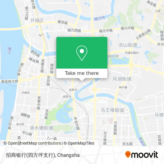 招商银行(四方坪支行) map
