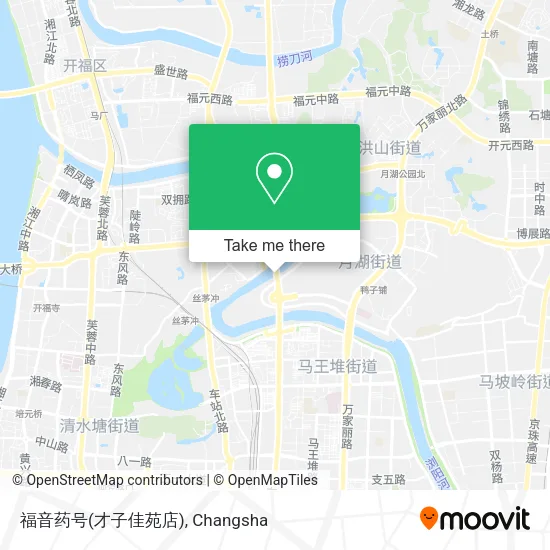福音药号(才子佳苑店) map