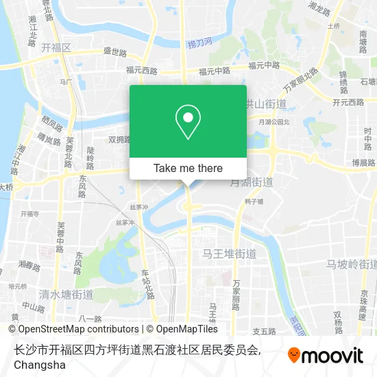 长沙市开福区四方坪街道黑石渡社区居民委员会 map