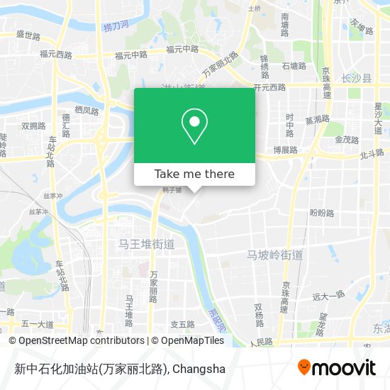 新中石化加油站(万家丽北路) map