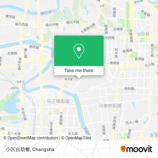 小区自助餐 map