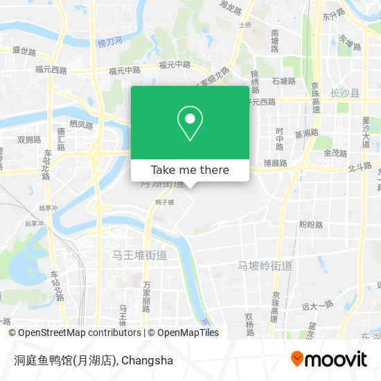 洞庭鱼鸭馆(月湖店) map